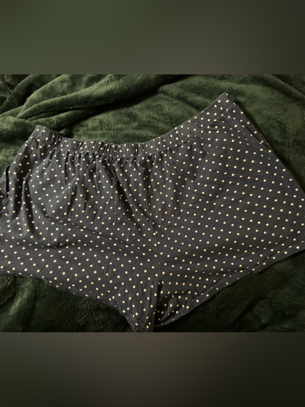 Cacique Women’s Navy Polka Dot Sleep Shorts